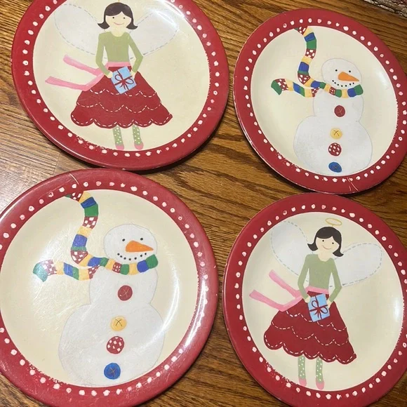 Pottery Barn Kids Winter / Holiday / Christmas Plates - Picture 1 of 2